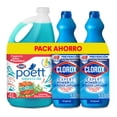 thumbnail image 1 of Pack Poett Limpieza Alegra tu Día 4L Clorox Blanqueador Gel 2x930ml, 1 of 5