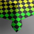 thumbnail image 4 of Rainbow Color Checkered Pattern Rectangle Tablecloth 60"x120",Waterproof Polyester Rectangle Table Cloth, Wipeable Spillproof Polyester Tablecloth for Dining, Camping, Indoor and Outdoor, 4 of 6