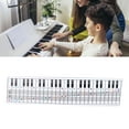 thumbnail image 4 of Piano Reference Card, Clear Music Notes Electric Keyboard Chart Fingering Practice Section Exercise  for 61 Key 88 Key Pianos, 4 of 7