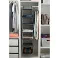 thumbnail image 6 of Simplify 6 Shelf Closet Organizer in Heather Gray, 6 of 7
