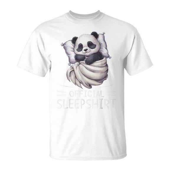 SR Panda Bear Animal Official Sleep Pajamas Nightgown T-Shirt