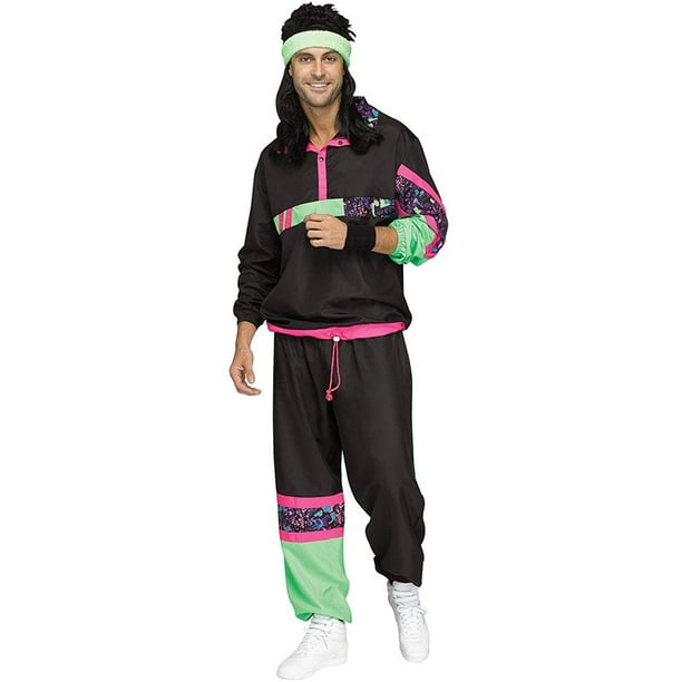 80's Track Suit Men's Costume - One Size 