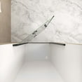 thumbnail image 3 of Noble House 36"x72" Bifold Shower Door, Tempered Glass with Aluminum Frame, Matte Black Finish, 3 of 8