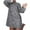Gray, variant on Wdfiry Women's Sparkle Glitzy Glam Sequin Dresses Long Sleeve Wedding Guest Party Club Dress for Women