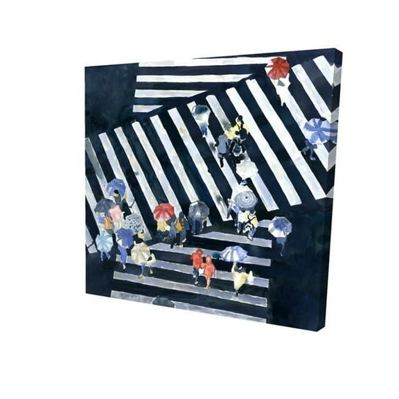 Begin Home Decor 2080-1616-ST61 16 x 16 in. Main Street-Print on Canvas