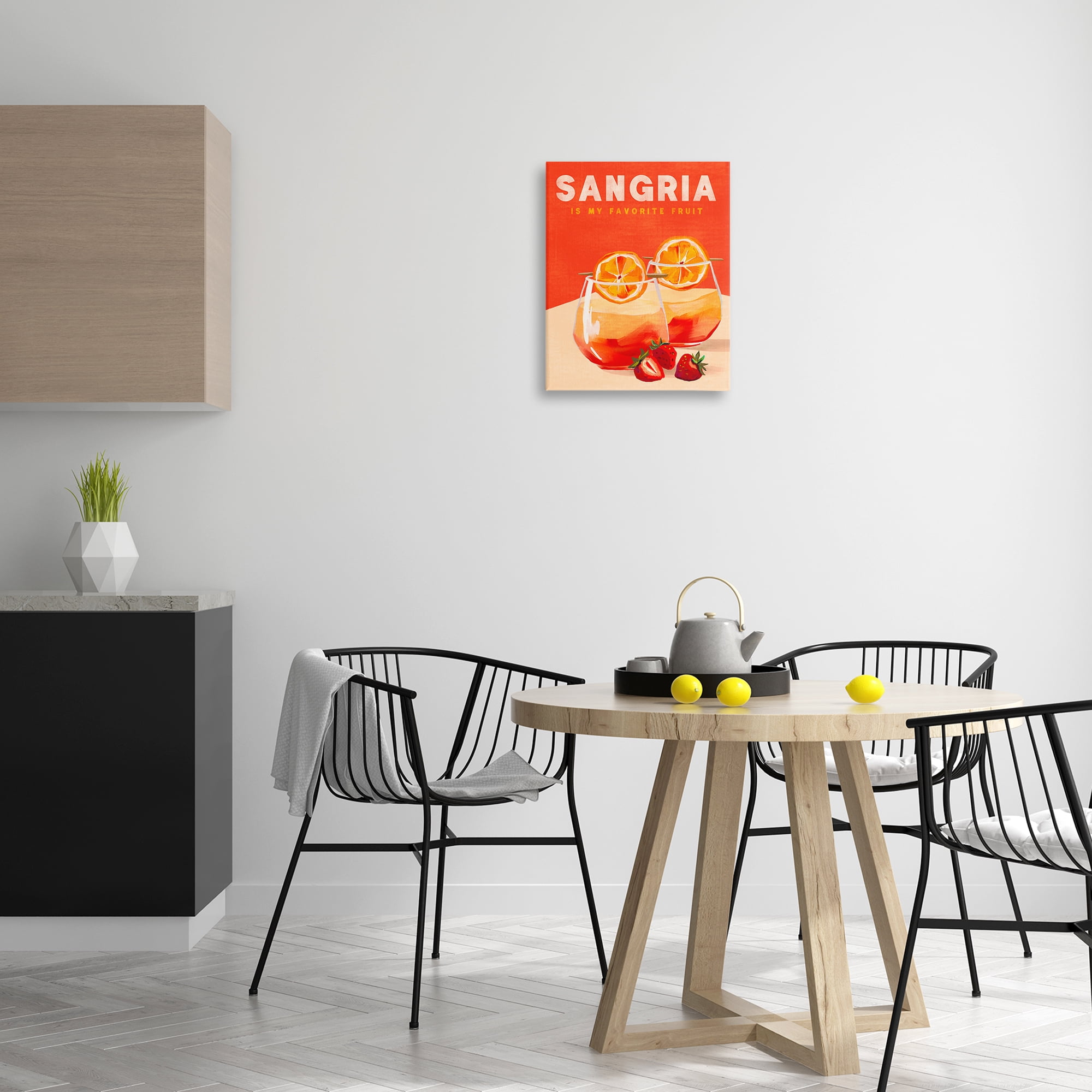 Stupell Industries Sangria Favorite Fruit Food & Beverage Painting Wrapped Canvas Art Print Wall Art, 16 x 20