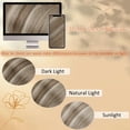 thumbnail image 4 of Full Shine Invisible Tape in Hair Extensions Human Hair 18 Inch Tape in Brown Hair Extensions Color 4/24/4 Balayage Tape in Extensions Real Hair Extension Tape in Human, 4 of 9