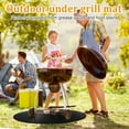 thumbnail image 2 of 36-Inch Fireproof Mat - Heavy-Duty Heat-Resistant Protector for Fire Pits & Outdoor Grills, Waterproof & Portable, Black, 2 of 5