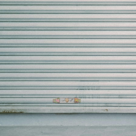 IBASETOY Garage Security Rolling Door Lock Iron Silver Durable 1Set