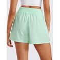 thumbnail image 2 of CRZ YOGA Relaxed Casual Shorts for Women 3" High Waisted for Lounge Athletic pants with Pockets, 2 of 4