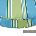 thumbnail image 4 of Greendale Home Fashions Outdoor 18'' x 18'' Round Seat Pad, Set of 2, Cayman Stripe, 4 of 7