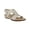 Ivory, variant on Easy Spirit Womens Hazel Leather Embellished Flat Sandals