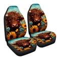 thumbnail image 7 of Jeiento Cattle Car Seat Covers Front Seats,Sunflower Automotive Bucket Seat Cover Comfort Seat Protector Cushion Pad Universal Fit for Most Cars,SUV,Sedan,Truck,or Van,2 Pcs, 7 of 7