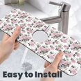 thumbnail image 6 of Sikiie Rose Flowers Splash Guard for Sink Faucet-1 PC Super Absorbent Fast Drying Mat Sink Gadgets-Splash Guard for Kitchen, Sink Mat, 6 of 7