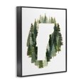 thumbnail image 2 of Stupell Industries Farmhouse Vermont State Outline Pine Tree Green Forest Black Framed Giclee Art, 11 x 14, by Ziwei Li, 2 of 7
