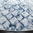 thumbnail image 3 of SAFAVIEH Amelia Roslyn Abstract Area Rug, Gray/Navy, 3' x 3' Round, 3 of 10