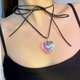 thumbnail image 1 of Collar con colgante de cera ajustable con cadena de clavícula y personalidad de chica sexy con sentido del amor simple de alta gama de Europa y Estados Unidos, 1 of 6