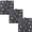 Matte Black, variant on Stone Harbor Hardware 4" Ball-Bearing Door Hinges, 1/4" Radius Corner, Antique Brass, 2-Pack