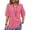 Rose Red, variant on UVN Blouses for Women Long Sleeve Shirts Casual Dressy Pleated Tunic Tops