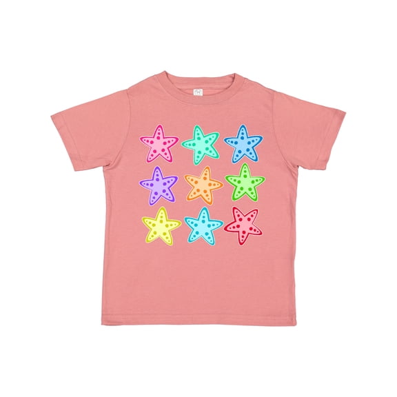 Inktastic Starfish in Rainbow Colors Boys or Girls Toddler T-Shirt