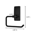 thumbnail image 6 of Command Bath Matte Black Toilet Paper Holder, 1 Holder and Command Bath Matte Black Towel Ring, 1 Ring, 6 of 10