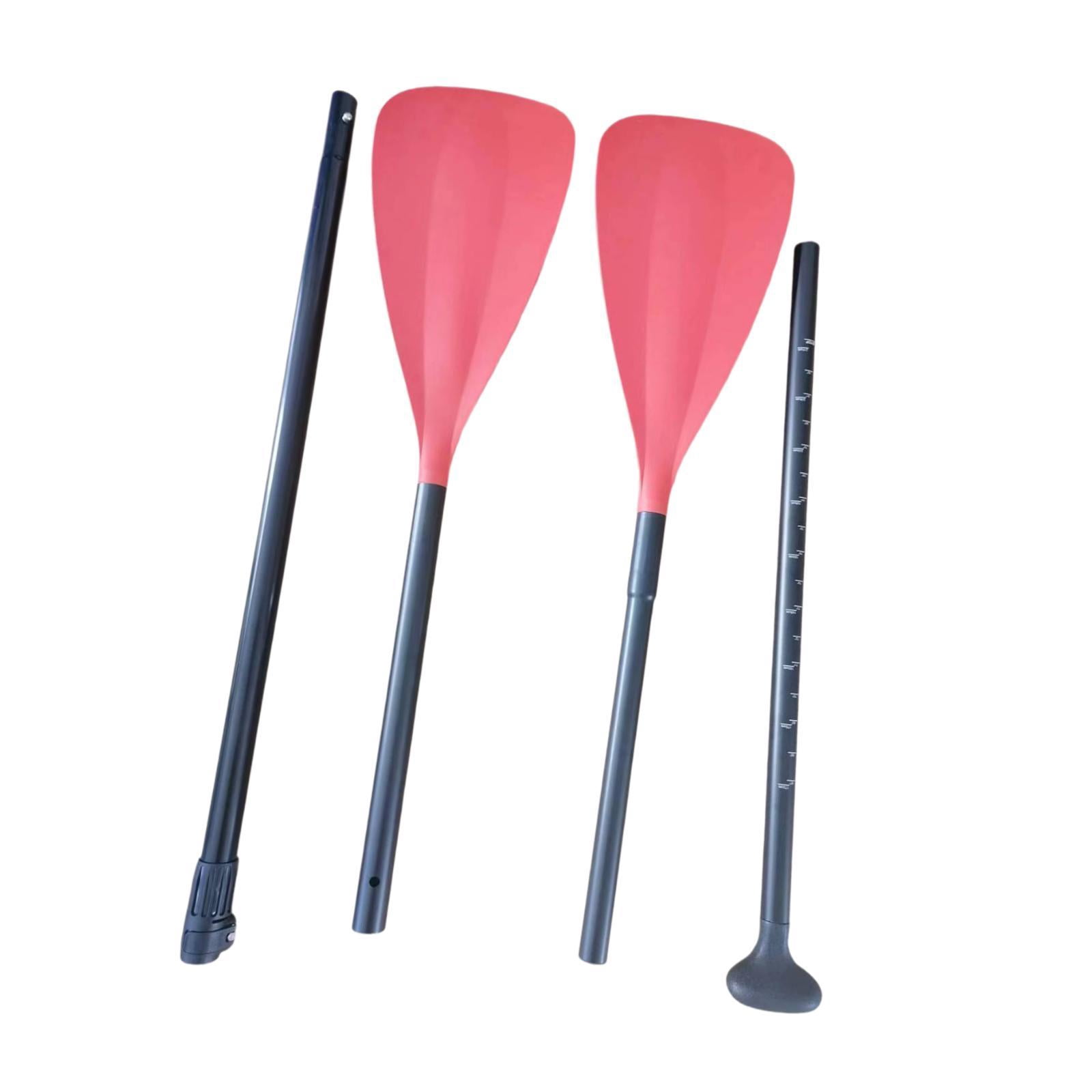 funtasica , Boat Paddle, Double-ended with Aluminum Alloy Shaft, Board Paddle, Lightweight, Detachable Red