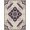 Purple Lilac Ivory, Pattern 10, variant on ODIKA 8'x10' Washable Area Rug Non-Slip Chair-Friendly Mat Minimalist Lattice Border Contemporary Repeating Motif for Dining Room, Large Office, Lounge