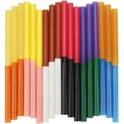 Ludlz 30Pcs/Set Colored Hot Glue Sticks, Hot Melt Glue Sticks Full Size, Standard Adhesive Hot Glue Sticks, Dent Repair Glue Sticks Car Repair Remover Crafting Tool Set