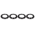 thumbnail image 1 of Hubcaps Tire Cover, 4Pcs Plastic Hubcaps Set Wheel Hub Trim Cover Enhanced Appearance for ATV Go Kart, 1 of 7