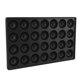 thumbnail image 1 of Bandeja Takoyaki De 28 Orificios, Material De Aluminio, Uso Conveniente, Bandeja Para Hornear Albóndigas Con Revestimiento Antiadherente Para Hacer Huevos De Codorniz Takoyaki, 1 of 7