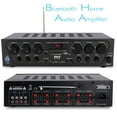 thumbnail image 2 of Pyle Bluetooth Home Audio 750 Watt 6 Channel Amplifier Stereo Receiver, 2 of 6