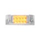 thumbnail image 1 of GG Grand General 77661 Luz de marcador rectangular ámbar Spyder de 8 LED y luz sellada de liquidación con lente transparente, 1 of 4