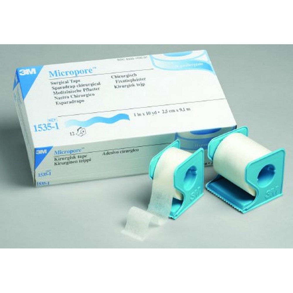 3m Micropore Surgical Tape, 2" x 10 Yards with Dispenser, Each