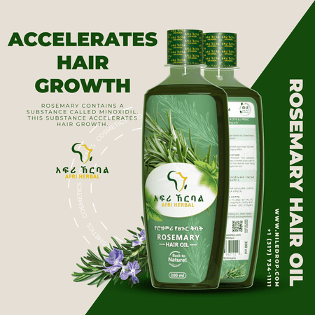 Rosemary Hair Oil for Hair Growth & Scalp Nourishment – 300ml (10.14oz)