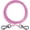 Pink, variant on Dog Tie Out Cable - Chew Proof Steel Wire Lead - Tangle Free Chain for Pups - Leash with Interchangeable Handles for Small to Medium Dogs Up to 45lbs, Red,10ft