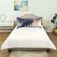 thumbnail image 6 of Coolnut Wolf Satin Pillowcase for Hair and Skin Silk Pillowcase Soft Breathable Sleeping Pillow Covers Smooth Cooling Pillowcase with Envelope Closure Size Standard 20x40 in Home Decor Gifts, 6 of 7