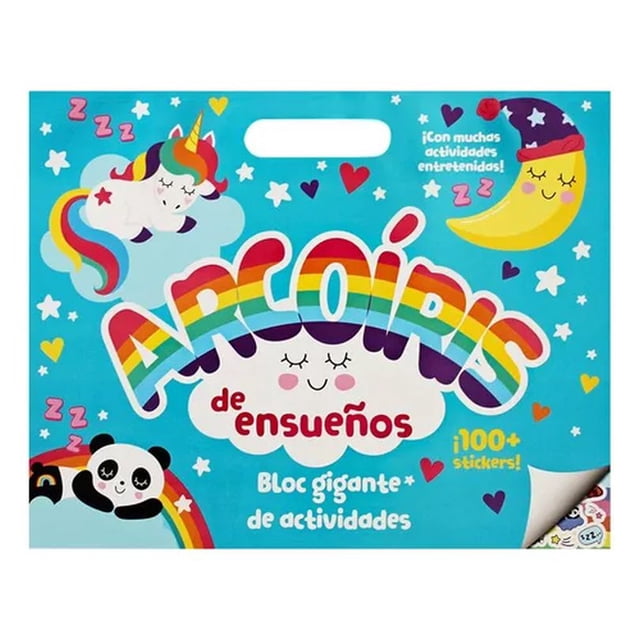 Arcoíris de ensueños. bloc gigante de actividades