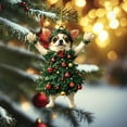 thumbnail image 6 of Zhourta Corgi Ornament for Christmas Tree Smile Standing Animal Christmas Ornament Adorable Pet Dressed as a Christmas Tree Lucky Pendant Gifts, 6 of 9