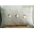 thumbnail image 4 of Ecru Lumbar Pillow Cover, Mother Of Pearls Lumbar Pillow Cover, 12x18 inch (30x45 cm) Lumbar Pillow Cover, Rectangle Cotton Linen Lumbar Pillow Cover, Solid - Natural Pearlized, 4 of 4
