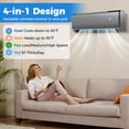 thumbnail image 2 of Gymax 12000 BTU Mini Split AC 22 SEER2 Air Conditioner w/ Inverter & Heat Pump, 2 of 10