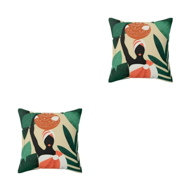 Billuyoard Funda de cojín apta para decoración del hogar en , funda de almohadas de poliéster fácil de limpiar, W0134-12 W0134-12 2Conjunto