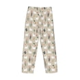thumbnail image 3 of Vsdgher Cute Alpaca Print Mens Pajama Pants Sleep & Lounge Pants, PJ Bottoms With elastic waistb and Pockets, 3 of 5