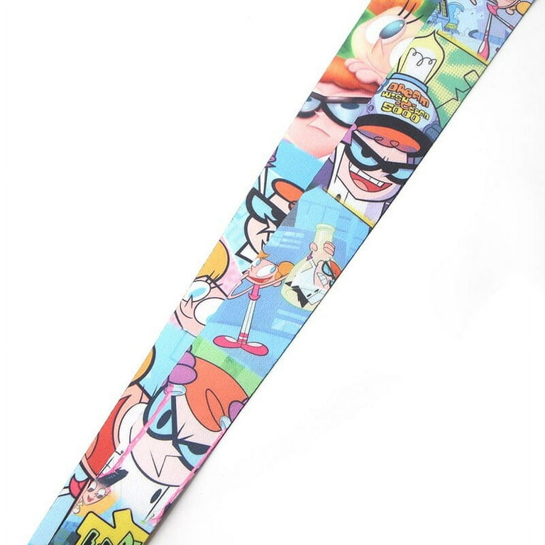 Anime Source Dexter's Laboratory Cartoon American Network Lanyard Keychain  ID Badge Holder 