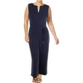 thumbnail image 2 of Ralph Lauren Combinaison à Jambes Larges pour Femmes, Bleu, 14, 2 of 4