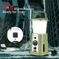 thumbnail image 4 of Multifunctional Camping Light LED Campsite Lantern AM/FM/WB/NOAA Weather Radio Portable Solar Hand-Crank Power Banks Support 4 Power Supplys 3 Light Modes for Outdoor Emergencys, 4 of 7