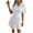 White dresses for women 2023, variant on up to 60% off Gifts Usmixi Dresses for Women Casual Button Down Empire Waist Pleated Swing Shirt Dresses Lapel Short Sleeve Solid Summer Mini Formal Dress Sky Blue s