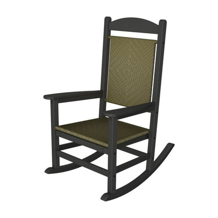 POLYWOOD® Presidential Recycled Plastic Woven Rocker