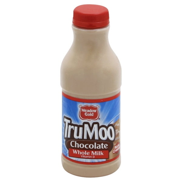 Oak Farms TruMoo Chocolate Whole Milk, 1 Pint