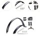 thumbnail image 2 of Guardabarros delanteros y traseros para bicicleta, guardabarros de repuesto para neumáticos de 29 pulgadas, guardabarros resistentes para ciclismo, bi, 2 of 7