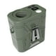 thumbnail image 2 of Ventilador de cintura con clip, potente ventilador de cinturón ajustable y portátil con flujo de aire, recargable por USB verde, 2 of 9